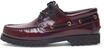 Bootsschuh HENRY STEVENS "Morgan M DS", Herren, Gr. 40, rot (bordeaux), Kalbsleder,