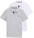 Poloshirt TOM TAILOR, Herren, Gr. XL, grau (light stone grau), Jersey, Obermaterial:
