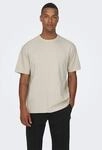 ONLY & SONS Rundhalsshirt "ONSFRED RLX SS TEE" Baumwolle, relaxed fit