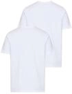 HUGO T-Shirt "BLUE Naolo" Packung, 2 Stk. mit Markenlabel am Saum