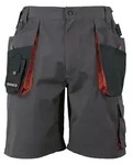 Arbeitsbundhose TERRAX WORKWEAR "Shorts", Herren, Gr. 48, EURO, grau (grau,...