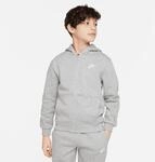 Nike Sportswear Kapuzensweatjacke "K NSW CLUB FLC HD FZ LS LBR" mit Kapuze, aus