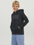 Jack & Jones Junior Kapuzensweatshirt "JJECORP mit Druck, K&auml;ngurutasche,