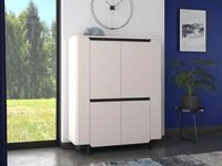 FORTE Vitrine "Vodol" Highboard, Soft Close, ABS Kanten