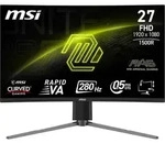 MSI Curved-Gaming-Monitor "MAG 276CPXF", Energieeffizienz: E (A-G), schwarz,