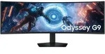 SAMSUNG LED-Monitor "G91F", Energieeffizienz: G (A-G), schwarz, B:34,2cm H:47,3cm