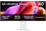 LG Curved-Gaming-Monitor "40U990A", Energieeffizienz: F (A-G), wei&szlig;, schwarz,