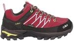 Wanderschuh CMP "RIGEL LOW WMN WP TREKKING SHOES", Damen, Gr. 37, rot (peony, apple),