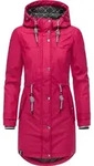 PEAK TIME Regenjacke "L60042" mit Kapuze stylisch taillierter Regenmantel f&uuml;r Damen
