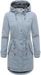 PEAK TIME Regenjacke "L60042" mit Kapuze stylisch taillierter Regenmantel f&uuml;r...