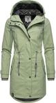 PEAK TIME Regenjacke "L60042" mit Kapuze stylisch taillierter Regenmantel f&uuml;r Damen