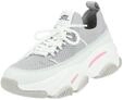 Sneaker STEVE MADDEN "STEVE MADDEN Sneaker Lederimitat/Mesh", Damen, Gr. 39, grau,