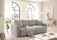 ED EXCITING DESIGN Schlafsofa "Bullet" mit Bettkasten & 2 Zierkissen