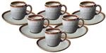 like. by Villeroy & Boch Tasse "Kaffeetassen mit Untertassen Lave 190 ml 6er Set"