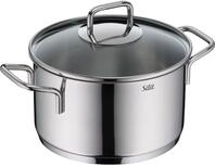 Silit Kochtopf "Extra Cook, mit Glasdeckel" 2 Stk. tlg. Edelstahl 18/10