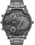 Quarzuhr DIESEL "MR. DADDY SLIM", grau (anthrazit), Armbanduhren, Herren, Quarzuhr,