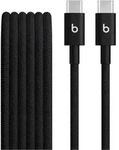 APPLE USB-Kabel "USB-C auf USB-C Gewebtes Kabel", schwarz (bolt schwarz, 2er,...