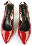 Buffalo High-Heel-Pumps "Buffalo Sling Back- Vegan Patent"