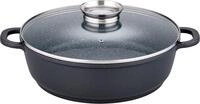 GSW Servierpfanne "Gourmet Granit" Aluminiumguss VITAFLON GRANIT