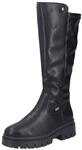Rieker Winterstiefel Langschaftstiefel, Plateaustiefel mit Stretch am Schaft,