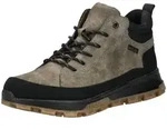 Schn&uuml;rstiefelette RIEKER "Rieker Stiefelette Lederimitat", Damen, Gr. 46, schwarz