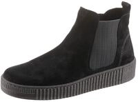 Gabor, Plateau, Stiefelette, Schlupfschuh mit dezenten Kontrastn&auml;hten