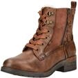 Schn&uuml;rstiefelette MUSTANG SHOES "Mustang Shoes Stiefelette Lederimitat/Textil",