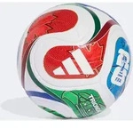 Fu&szlig;ball ADIDAS PERFORMANCE "WC LGE J290" Gr. 5, wei&szlig;, royal blau, solar blau, power