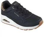 Sneaker SKECHERS "UNO-JUNGLE NITE", Damen, Gr. 42, schwarz (schwarz, leo),