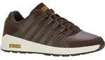 Sneaker K-SWISS "VISTA TRAINER", Herren, Gr. 43, java, snow wei&szlig;, Leder, Schuhe