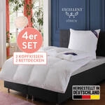 Excellent Daunenbettdecke + Federkissen "Z&uuml;rich, Bettdecke normal mit Bestnote