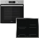 BAUKNECHT Backofen-Set "BBA285HU1I" mit 1-fach-Teleskopauszug Hydrolyse Set, 2...