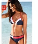 B&uuml;gel-Bikini KANGAROOS "Energy", Damen, Gr. 42, Cup F, blau (marine), Xtra Life