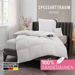 SPESSARTTRAUM G&auml;nsedaunenbettdecke "Premium****, hergestellt in Deutschland,