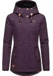 Winterjacke RAGWEAR "Monade", Damen, Gr. XS (34), lila (pflaume), Obermaterial: 65%