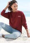 Sweatshirt ELBSAND "Carisa", Damen, Gr. XL (42), weinrot, Sweatware, Obermaterial: