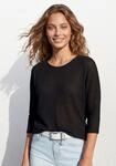 Vivance 3/4-Arm-Shirt "mit Waffelstruktur" aus b&uuml;gelfreier Strickqualit&auml;t