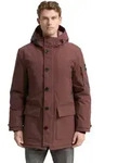Kurzmantel TOM TAILOR, Herren, Gr. XXL, braun (bag braun), Web, Obermaterial: 100%