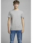 Rundhalsshirt JACK & JONES "JJEORGANIC MELANGE TEE SS O-NECK NOOS", Herren, Gr. S,