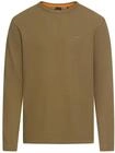 Langarmshirt BOSS ORANGE "Tempesto", Herren, Gr. M, open gr&uuml;n342, Single...