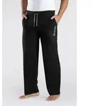 Relaxhose BENCH. LOUNGEWEAR, Herren, Gr. 48/50 (M), N-Gr, schwarz, Sweatware,