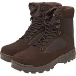 Stiefel BRANDIT "Brandit Tactical Zipper Boots", Damen, Gr. 47, braun, unifarben,