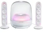 HARMAN / KARDON 2.1 Soundsystem "SoundSticks 5", wei&szlig;, B:23,4cm H:30,6cm T:23,4cm,