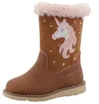 Winterstiefel TOM TAILOR "Blinkschuh", Damen, Gr. 27, braun (cognac), Lederimitat,