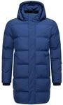 Steppmantel STONE HARBOUR "Thadeek XX", Herren, Gr. S (48), navy, Obermaterial: 100%