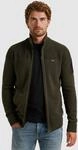 Strickjacke PME LEGEND, Herren, Gr. M, beluga, Strick, Obermaterial: 100% Baumwolle,