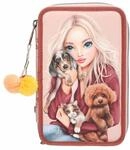 Depesche Buntstift "3-Fach Federtasche FUR-EVER FRIENDS TOPModel 7,5 x 13 x 20 cm