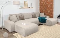 COLLECTION AB Wohnlandschaft "Paola U-Form, B: 314 cm" Schlaffunktion,...