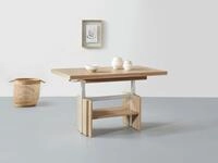HELA Couchtisch "Funktionscouchtisch Henner" h&ouml;henverstellbar und ausziehbar
