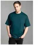 T-Shirt TRIGEMA "TRIGEMA Heavy Oversized T-Shirt", Herren, Gr. S, blau (saphir),